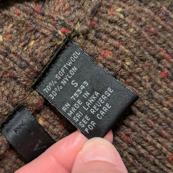 DONATED. Ivory women's size small soft wool sweater cardigan - Picture 15 of 16